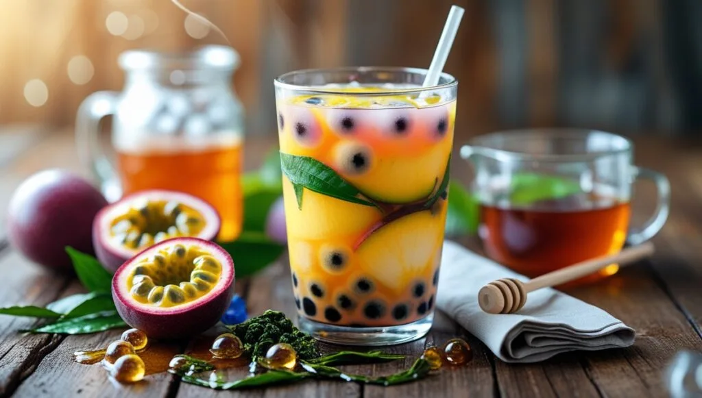 How to Make Passion Fruit Boba Tea