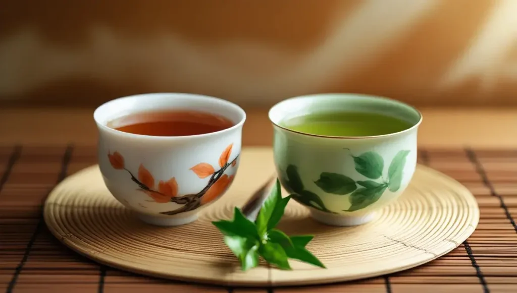caffeine content in hojicha tea vs green tea