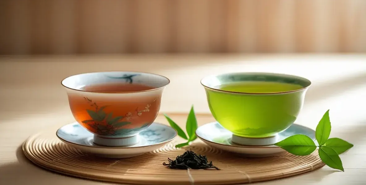 hojicha tea vs green tea