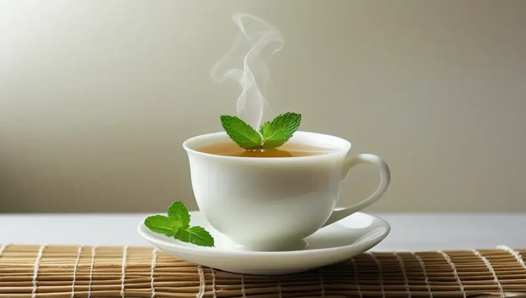 optimizing peppermint tea consumption for fasting