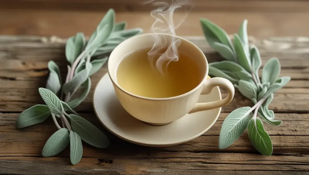 oral health benefits of white tea and sage