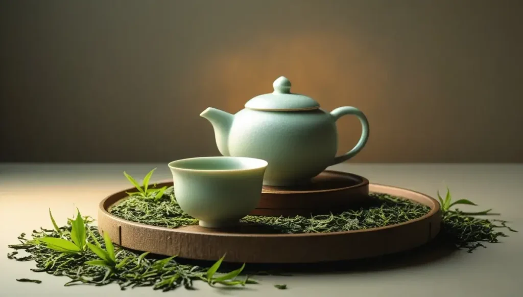 production differences in green tea