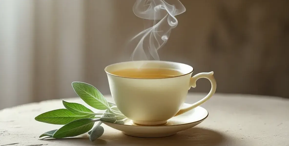 white tea and sage