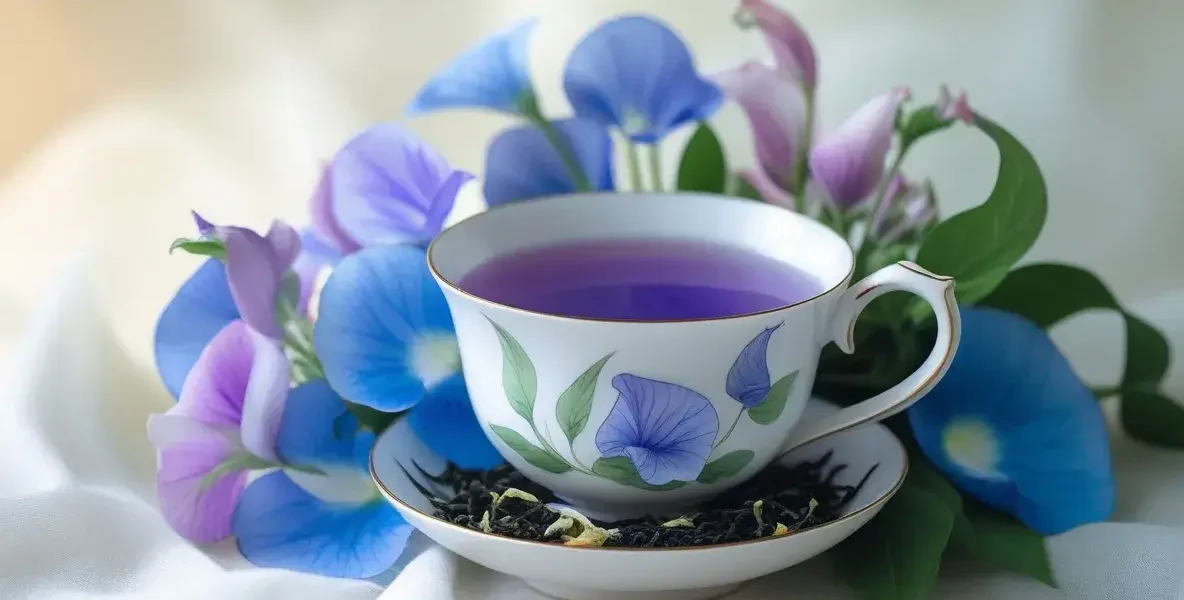 butterfly pea flower tea color change