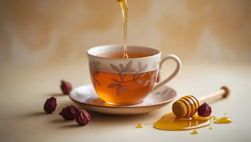 honey rosehip tea