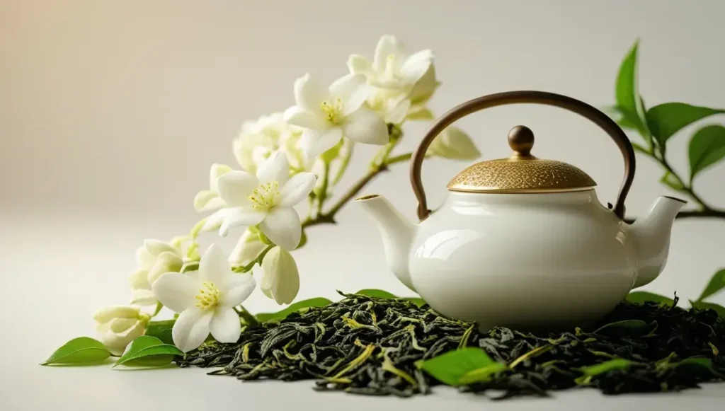 mastering water temperature for jasmine blooming flower tea