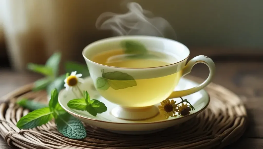 sourcing quality chamomile and mint tea