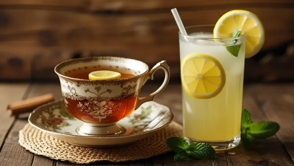 the appeal of spiced tea with tang and lemonade