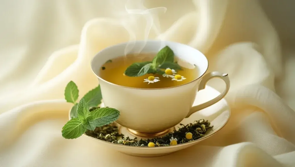 unveiling the ingredients of chamomile and mint tea