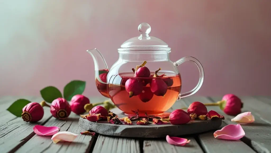 brewing the perfect cup of rosehip tea