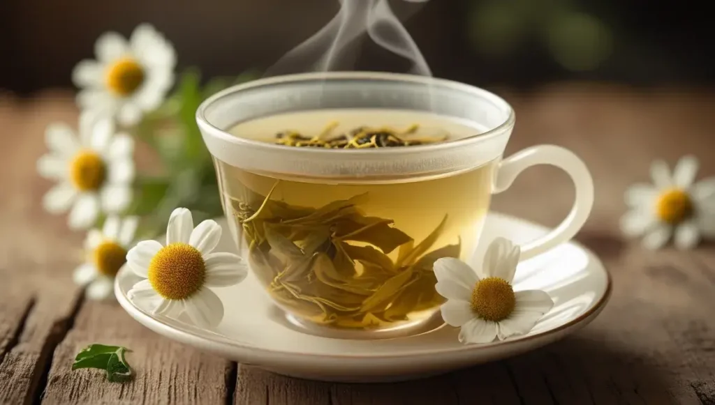 chamomile tea improves digestive health for a better start