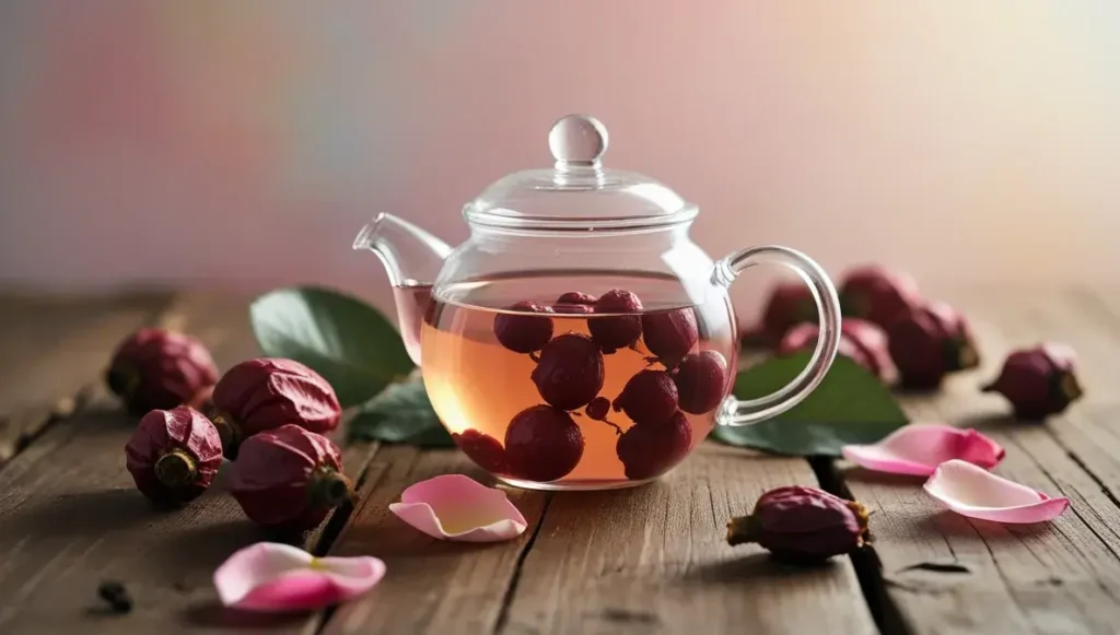 considerations before drinking rosehip tea