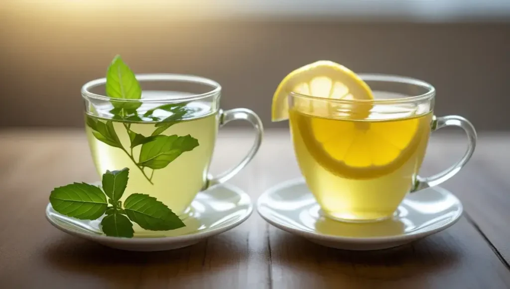 exploring variations and pairings of lemon balm tea and lemon tea