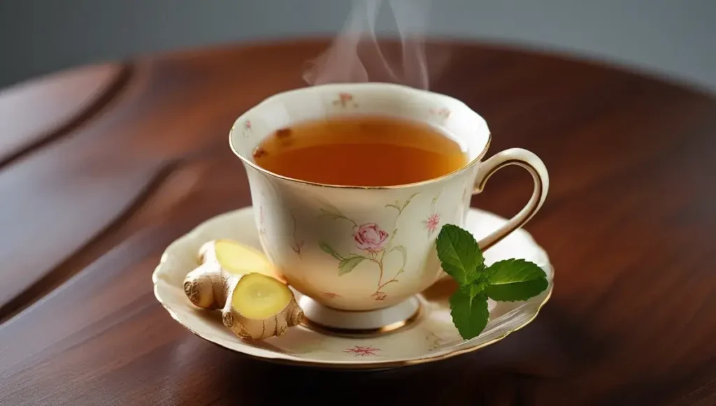 ginger tea helps regulate blood sugar
