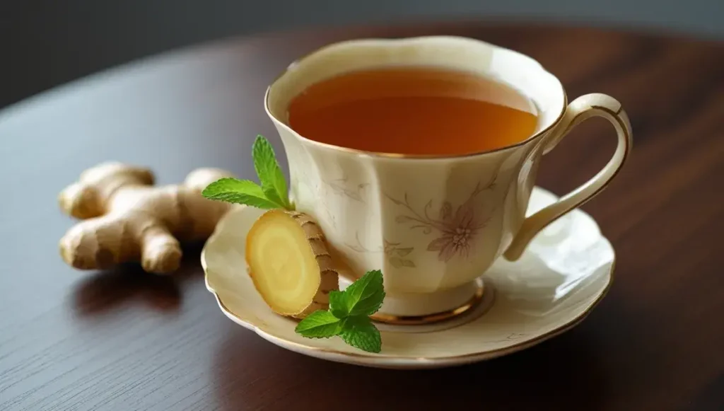 ginger tea reduces inflammation and pain