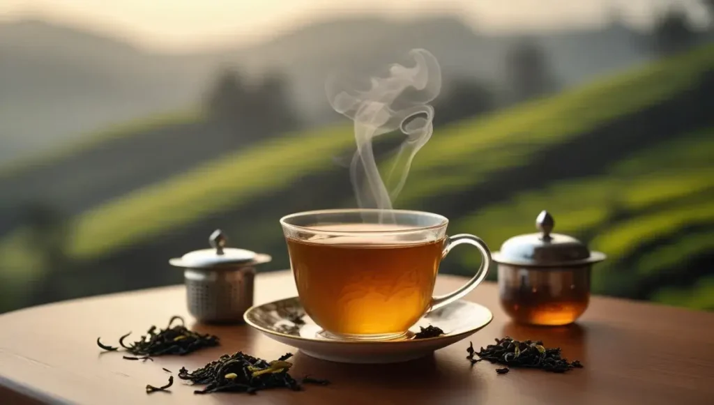 how much caffeine is in darjeeling tea