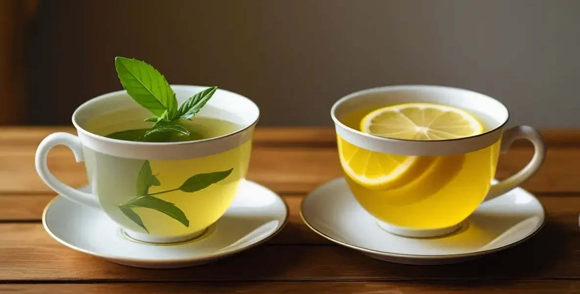lemon balm tea vs lemon tea