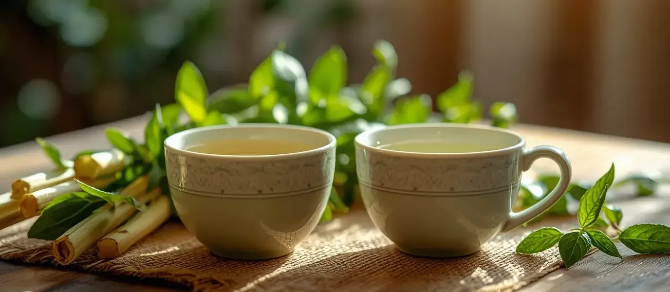 lemongrass tea vs lemon balm tea