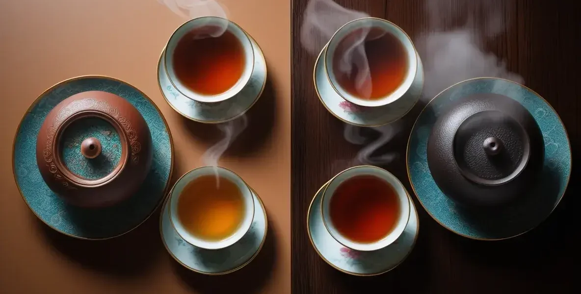 pu erh tea vs black tea