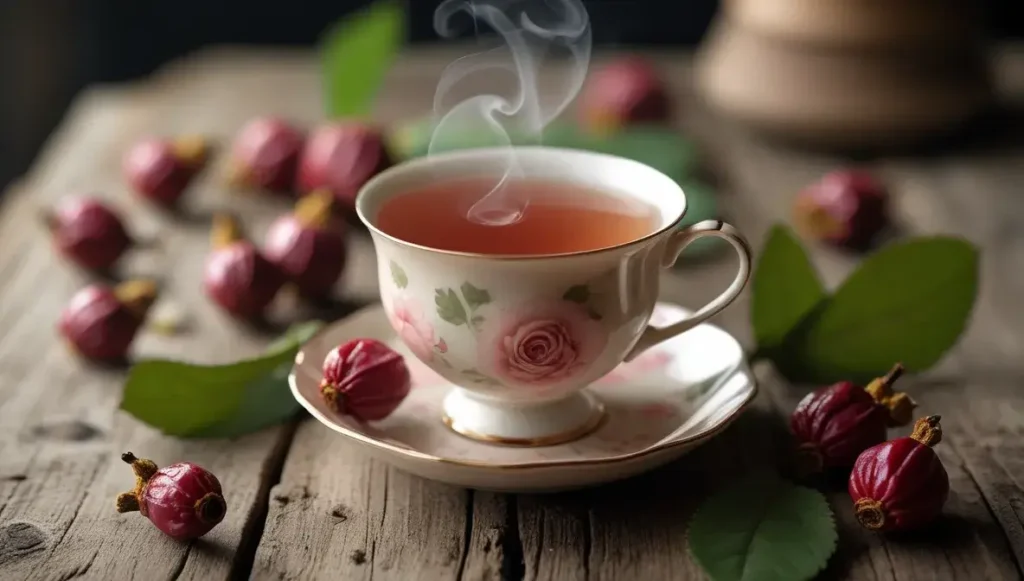 rosehip tea and digestive wellness