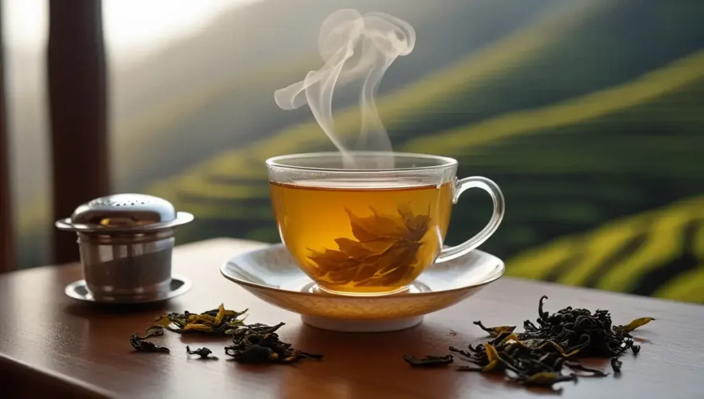 what affects the caffeine content in darjeeling tea