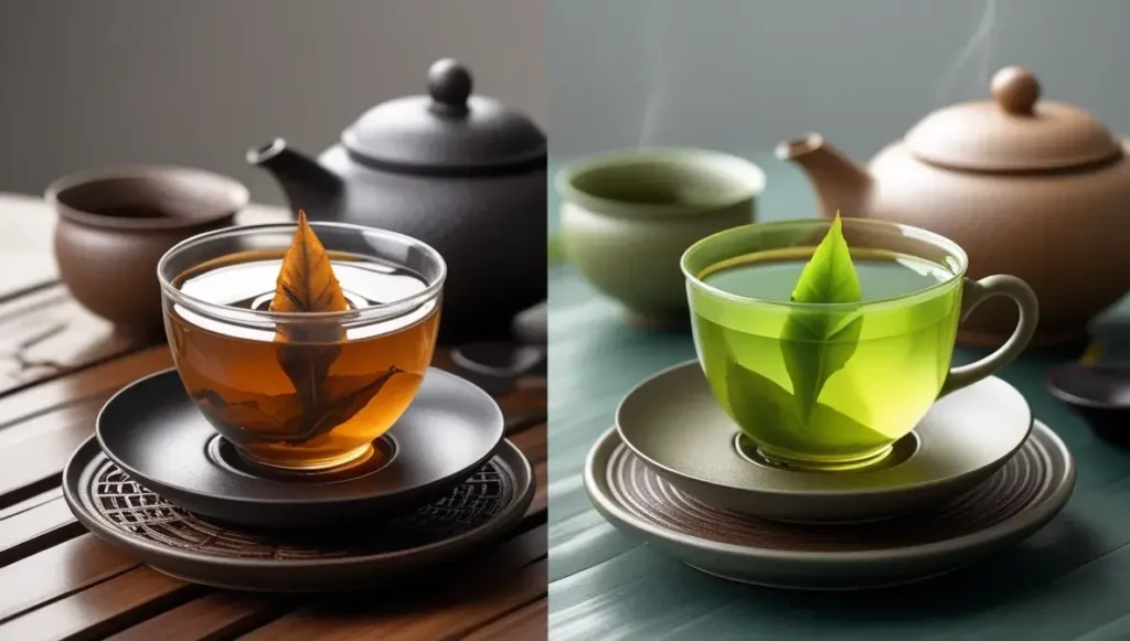 your guide to oolong tea vs green tea benefits
