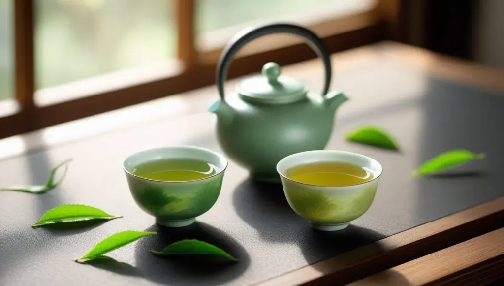 processing methods in sencha and green tea steamed vs pan-fired