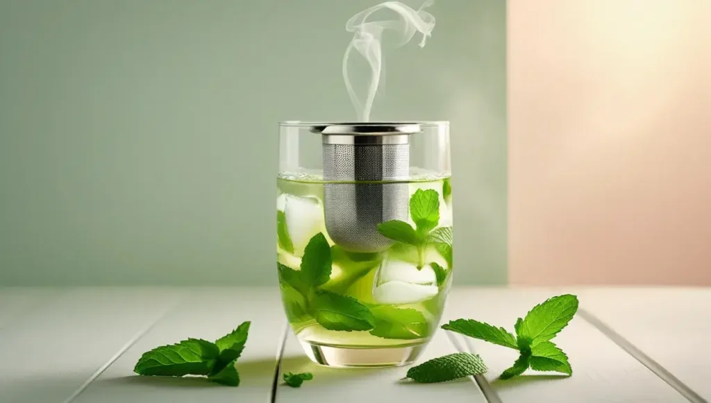 relieve cold and sinus symptoms with mint tea