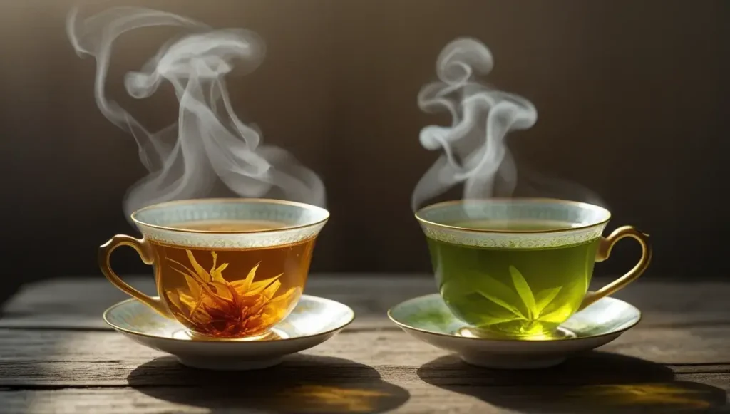 caffeine content breakdown oolong vs green tea vs coffee