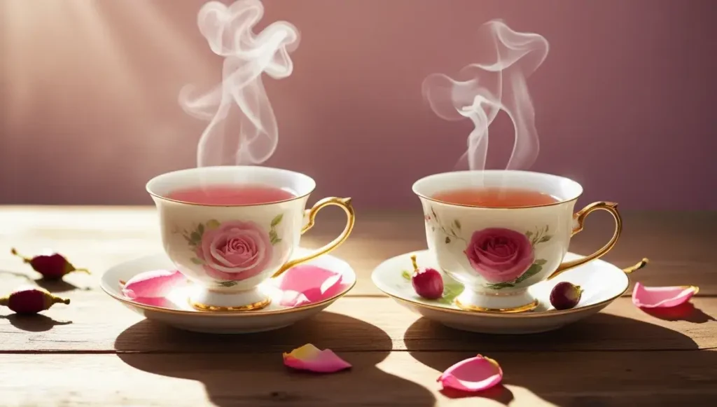 flavor profiles and culinary uses in rose tea vs rosehip tea