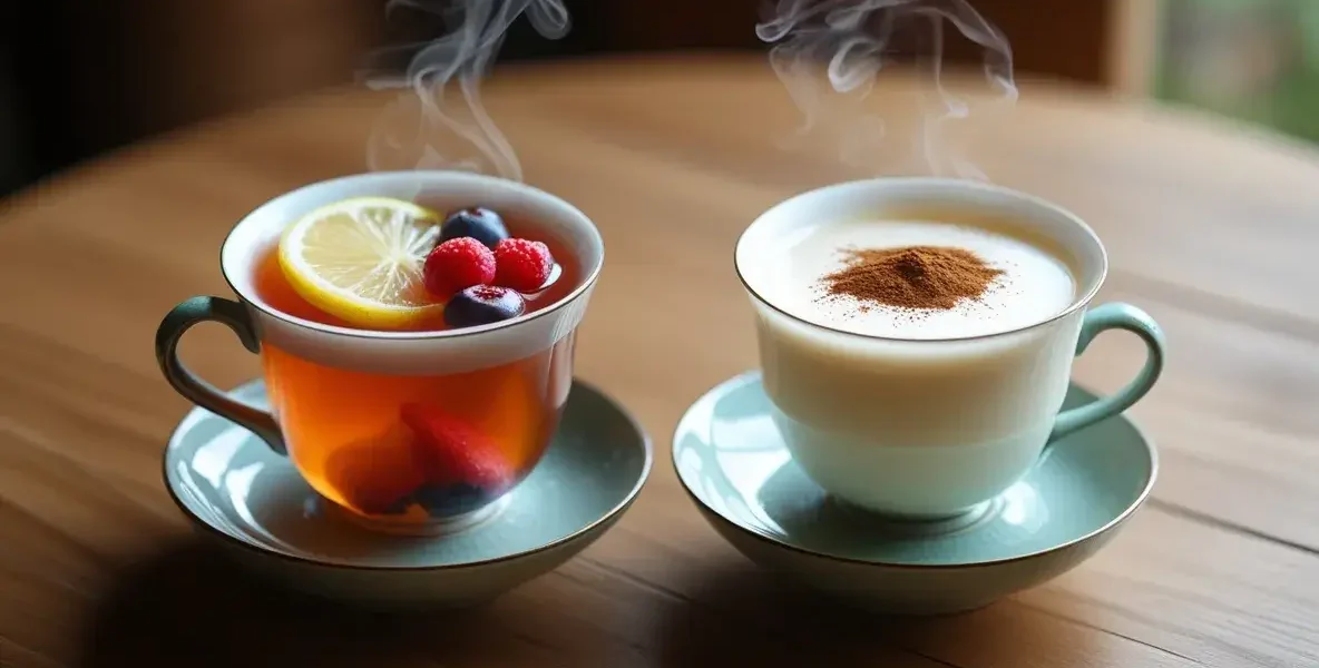 fruit tea vs milk tea calories