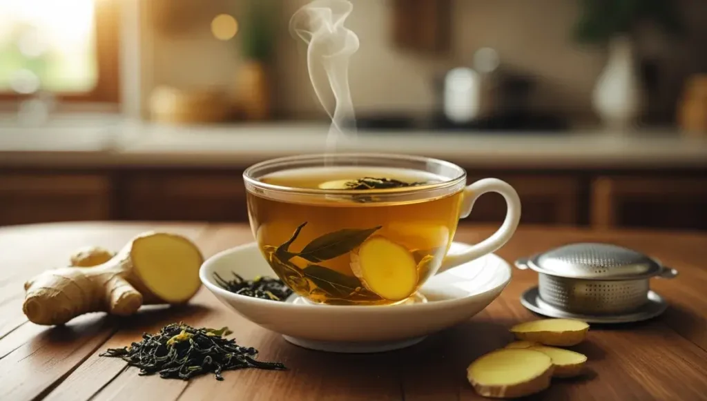 ginger tea vs other herbal teas for heartburn