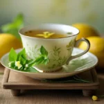 lemon balm tea morning or night