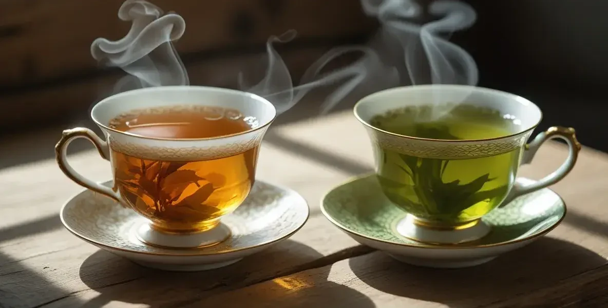 oolong tea caffeine vs green tea
