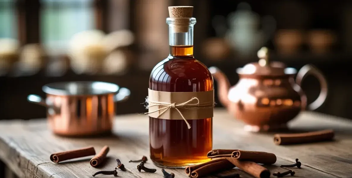 spiced tea syrup for hot toddy