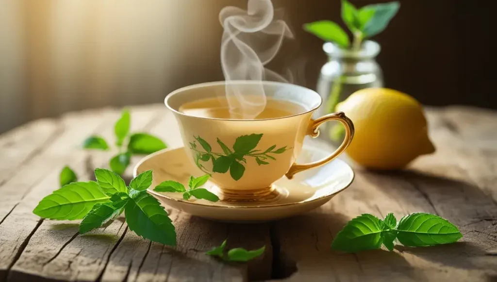the benefits of lemon balm tea at night