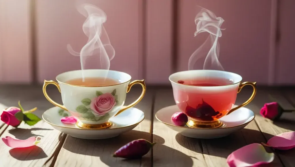 understanding rose tea vs rosehip tea