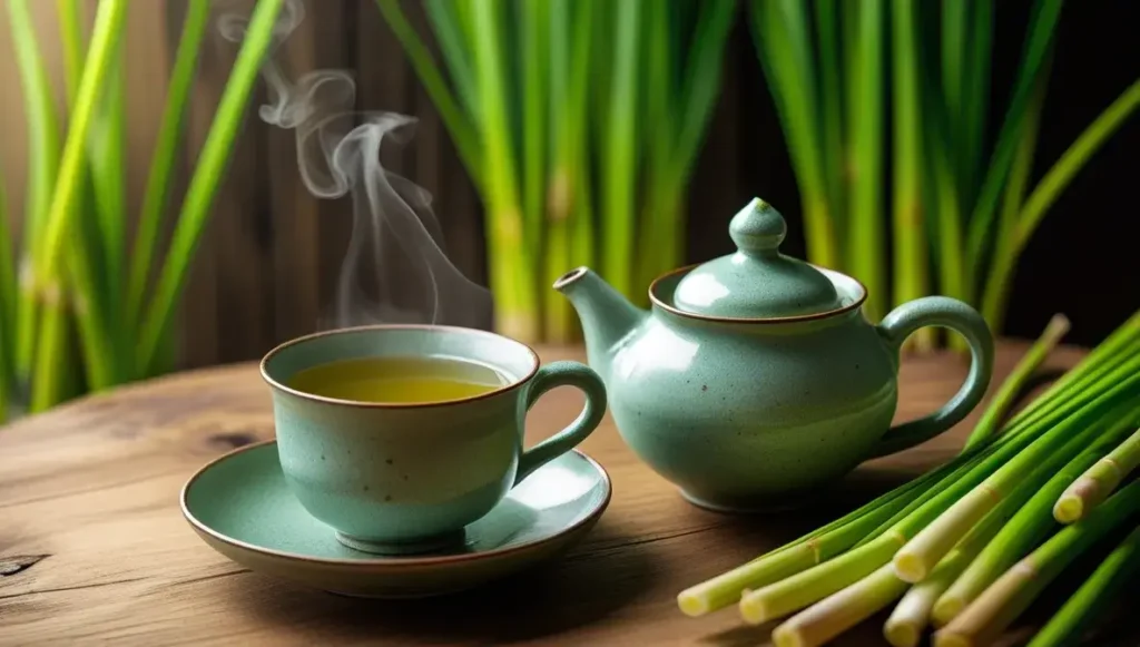 who should be cautious with lemongrass tea