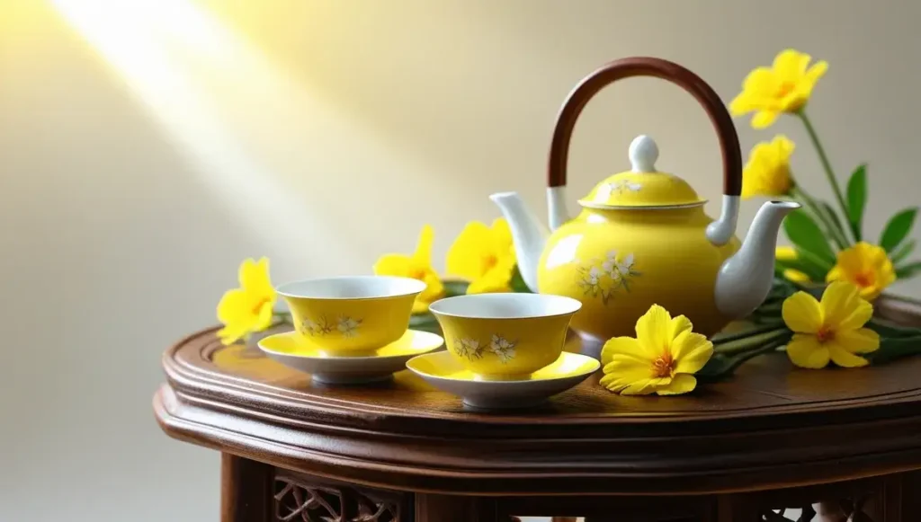 yellow tea effects on mind cognitive and mood benefits