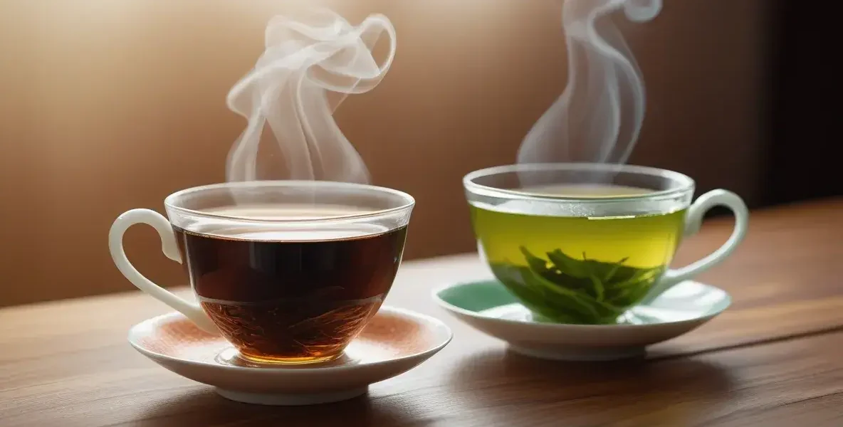 black tea or green tea more caffeine