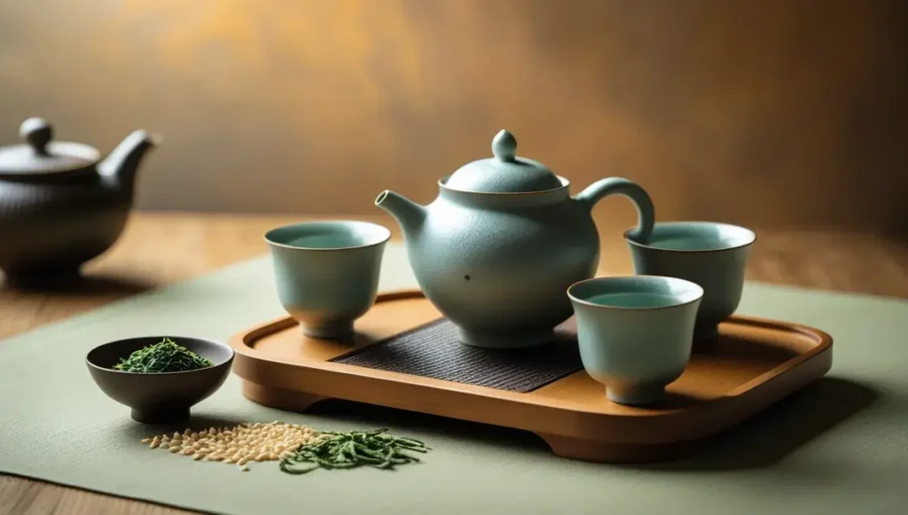 experimenting with genmaicha