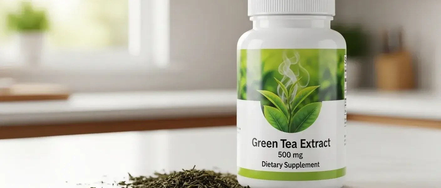 green tea 500 mg dietary supplement