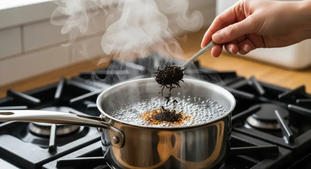 how chai is prepared and served