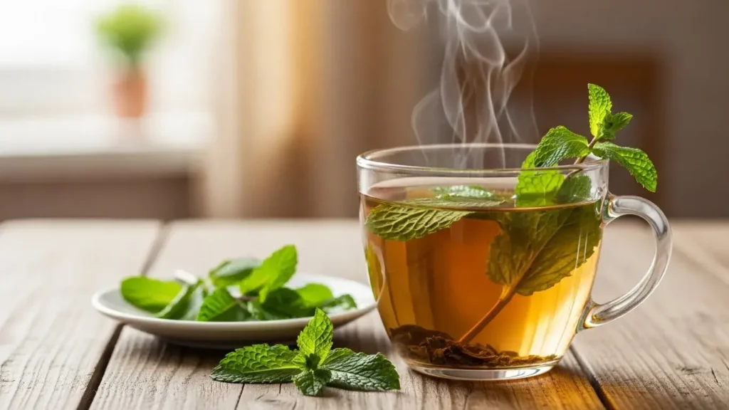 how peppermint tea helps with digestion