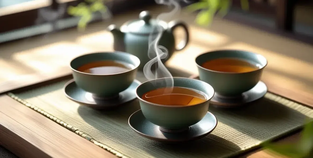 sencha tea in the morning