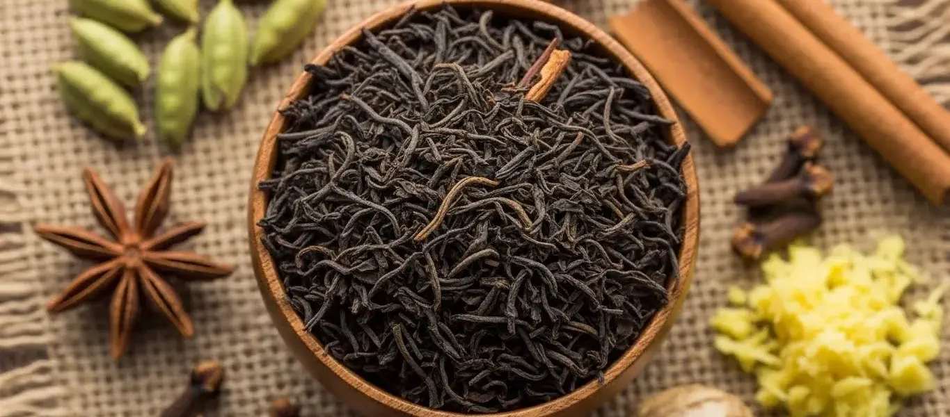 black tea used in chai