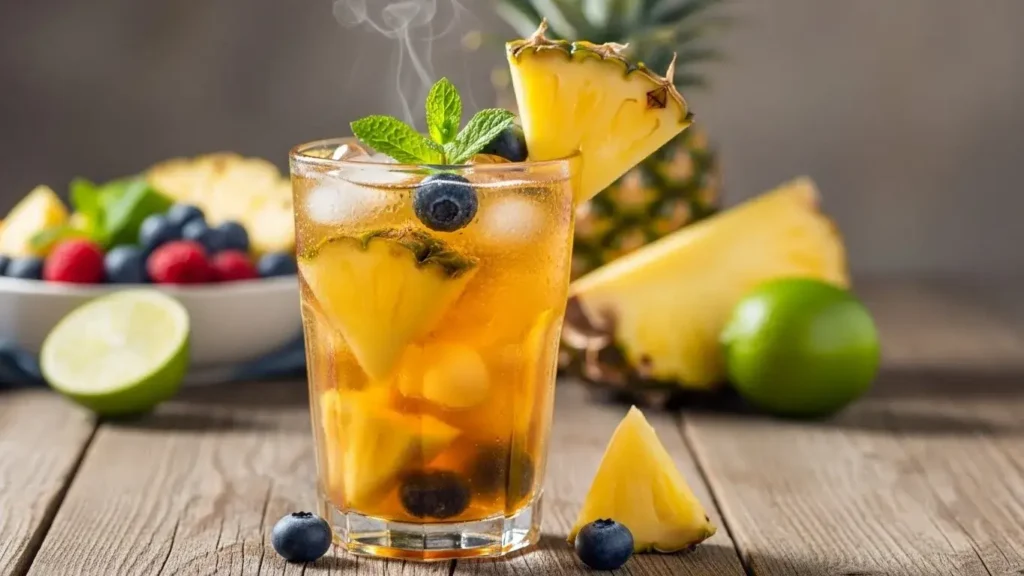 choosing the right ingredients for pineapple fruit tea
