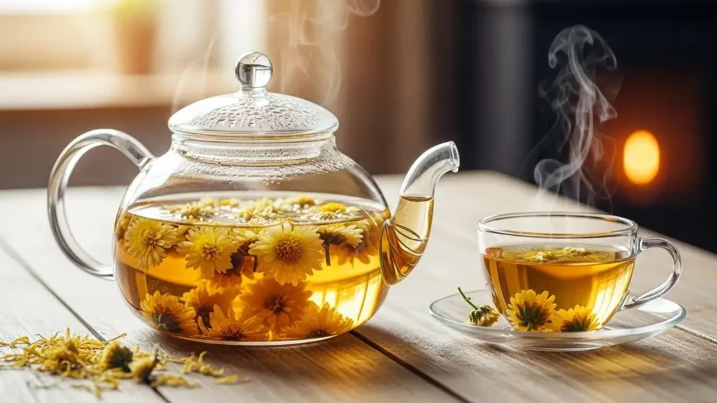 chrysanthemum tea and specific health concerns