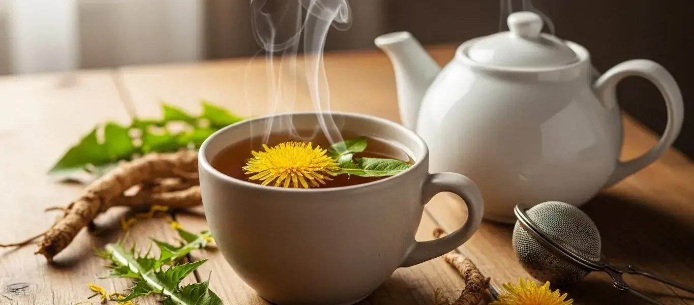 dandelion tea how to make
