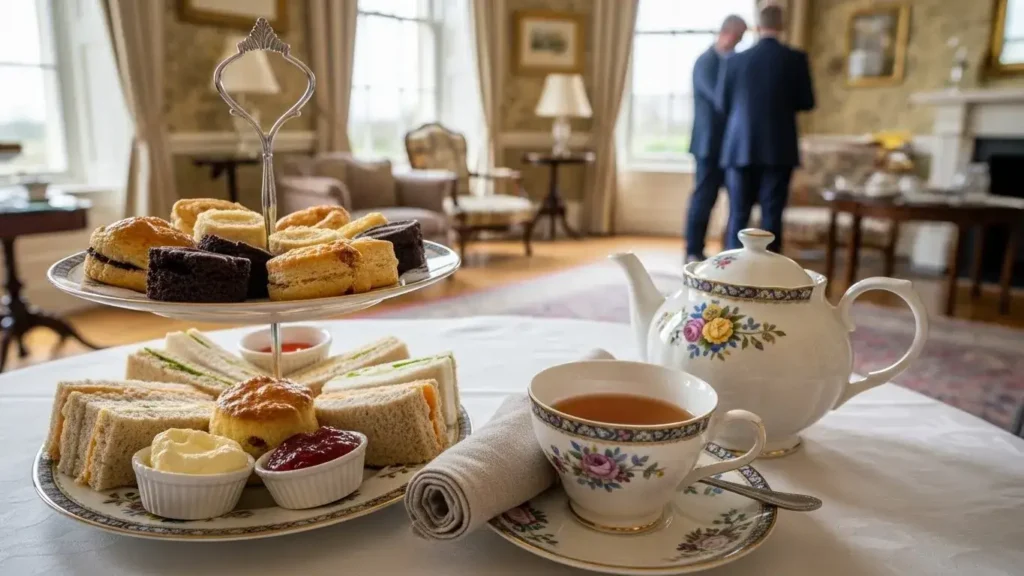 experiencing tea time in britain